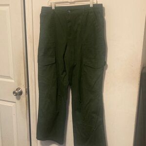Ambiance Women's Green Cargo Pants